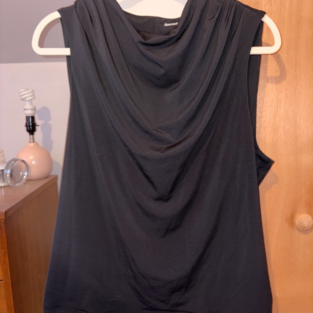 Abercrombie & Fitch Black Sleeveless Top